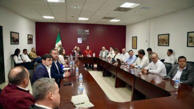 Impulsa alcaldesa Carmen Lilia Canturosas proyecto estratégico del aeropuerto de carga en Nuevo Laredo