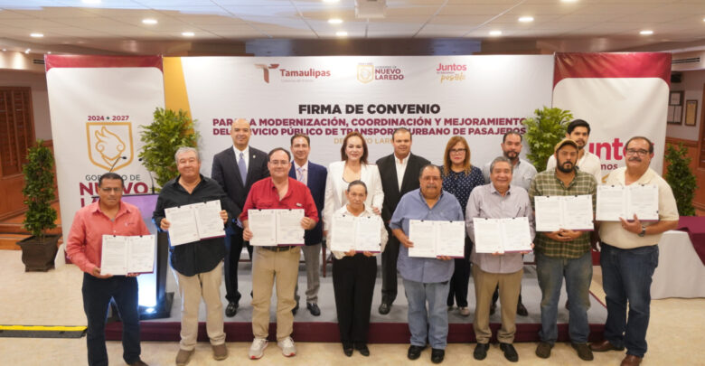 Carmen Lilia Canturosas impulsa histórico cambio en el transporte público de Nuevo Laredo