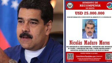 DEA ofrece 25 millones de dólares por información que lleve a la captura de Nicolás Maduro
