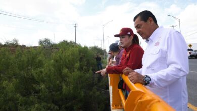 Alcaldesa Carmen Lilia Canturosas supervisa operativo de apoyo ciudadano tras tormenta en Nuevo Laredo