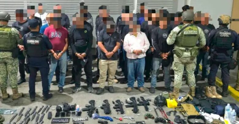Detienen a 38 hombres durante operativo de seguridad en Michoacán