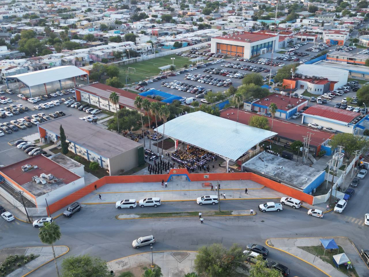 Carmen Lilia Canturosas y rector de la UAT fortalecen infraestructura educativa para beneficio de más de mil 500 estudiantes