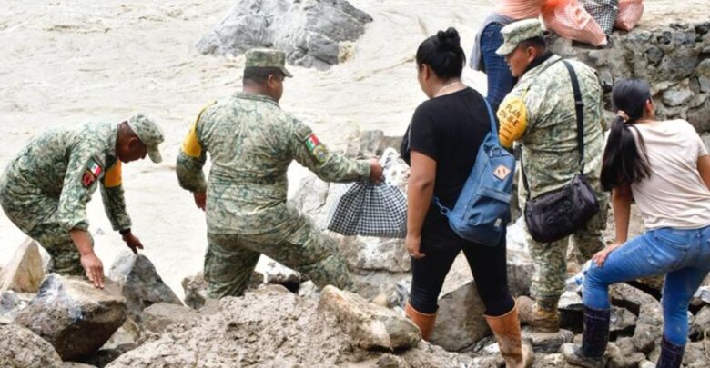 Despliega Sedena más de 7 mil elementos para atender emergencias por lluvias