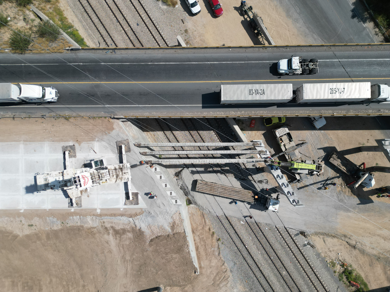 Avanza rehabilitación de puente en Carretera MEX II