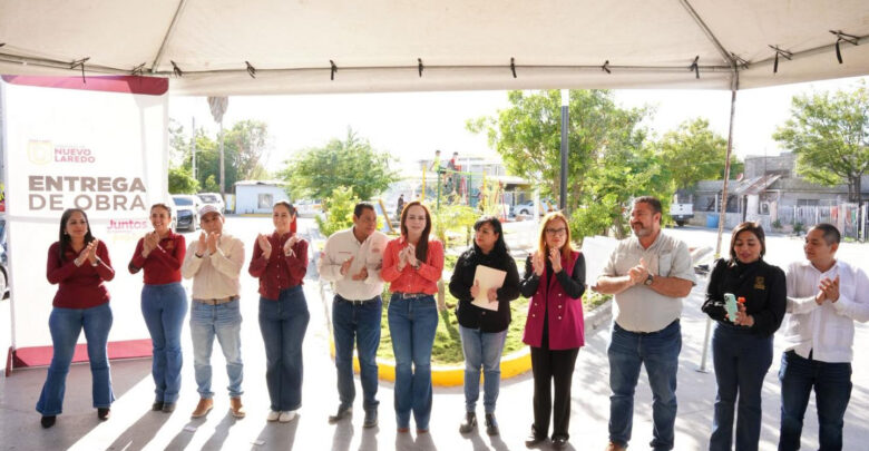 Carmen Lilia Canturosas rescata y renueva espacios públicos en la colonia Nueva Era