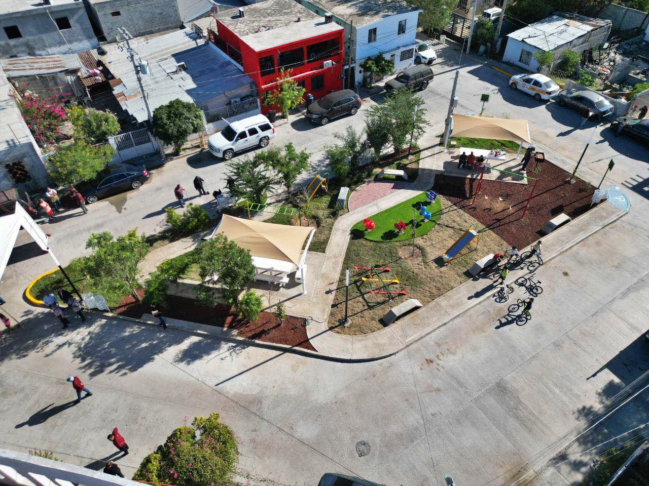 Carmen Lilia Canturosas rescata y renueva espacios públicos en la colonia Nueva Era