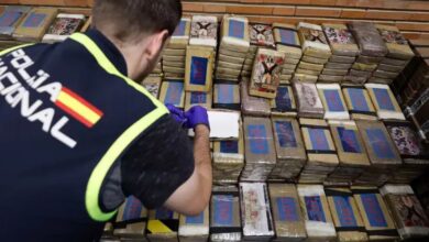 España desmantela red del CJNG en Europa: 20 detenidos y toneladas de droga incautadas
