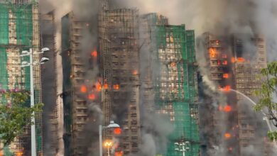 Incendio en complejo de Hong Kong suma 128 muertos