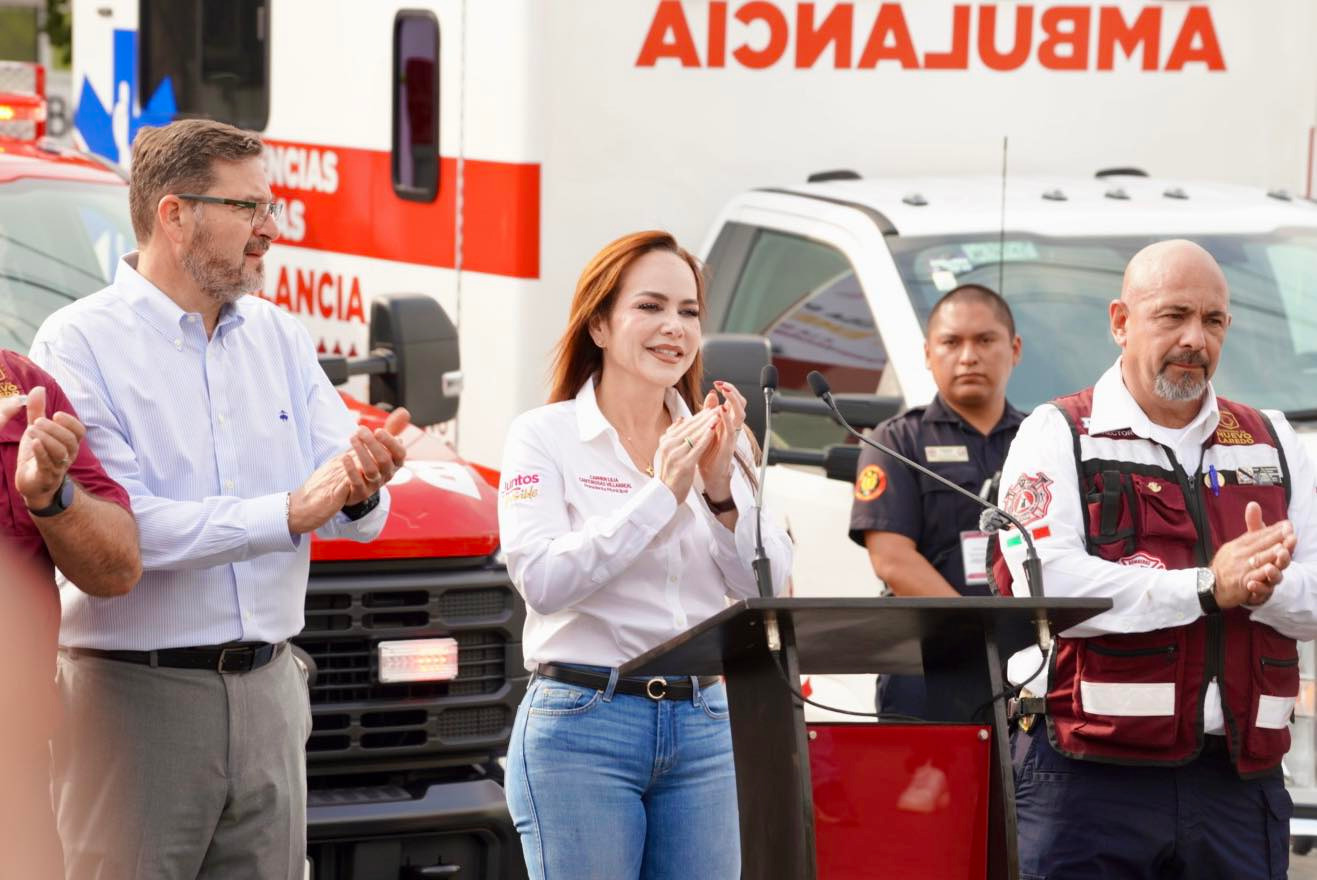 Nuevo Laredo refuerza su sistema de emergencias con nuevas ambulancias y unidades para Protección Civil y Bomberos