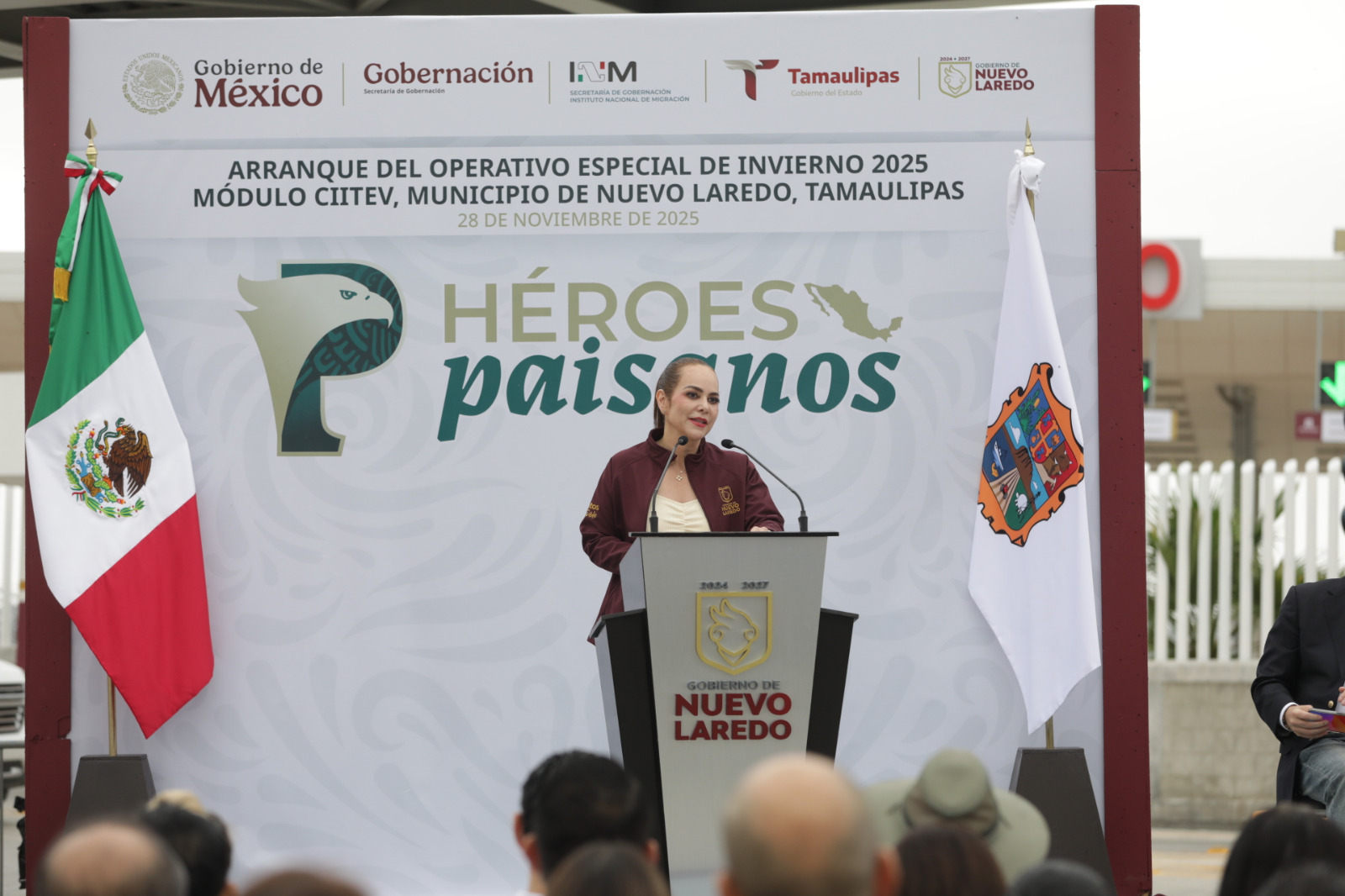 Nuevo Laredo reafirma su liderazgo nacional: Gobernador y Alcaldesa arrancan el Operativo Héroes Paisanos