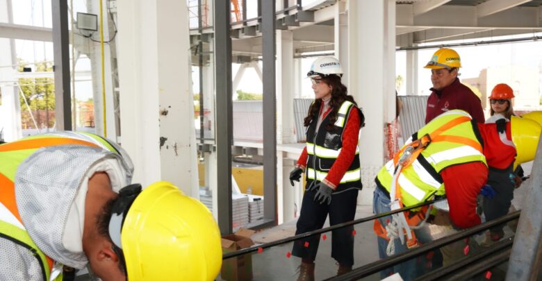 Supervisa alcaldesa Carmen Lilia Canturosas avances del Museo de Ciencia y Tecnología, proyecto único en la región