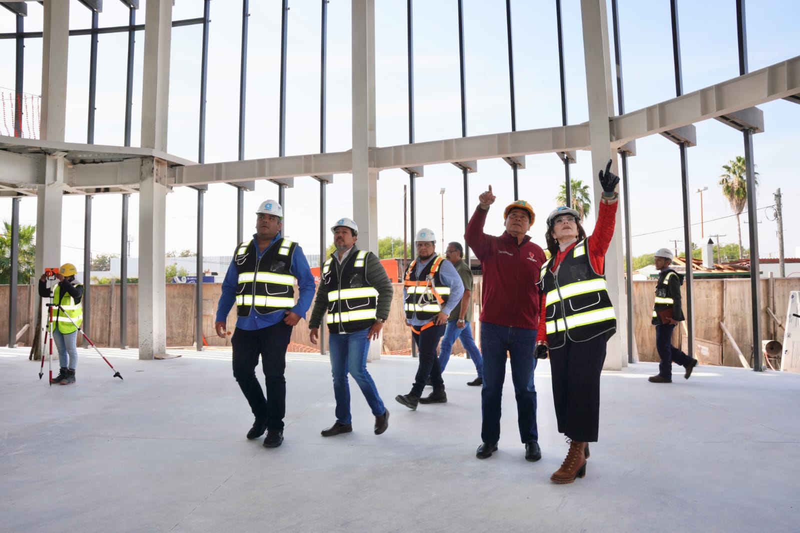 Supervisa alcaldesa Carmen Lilia Canturosas avances del Museo de Ciencia y Tecnología, proyecto único en la región