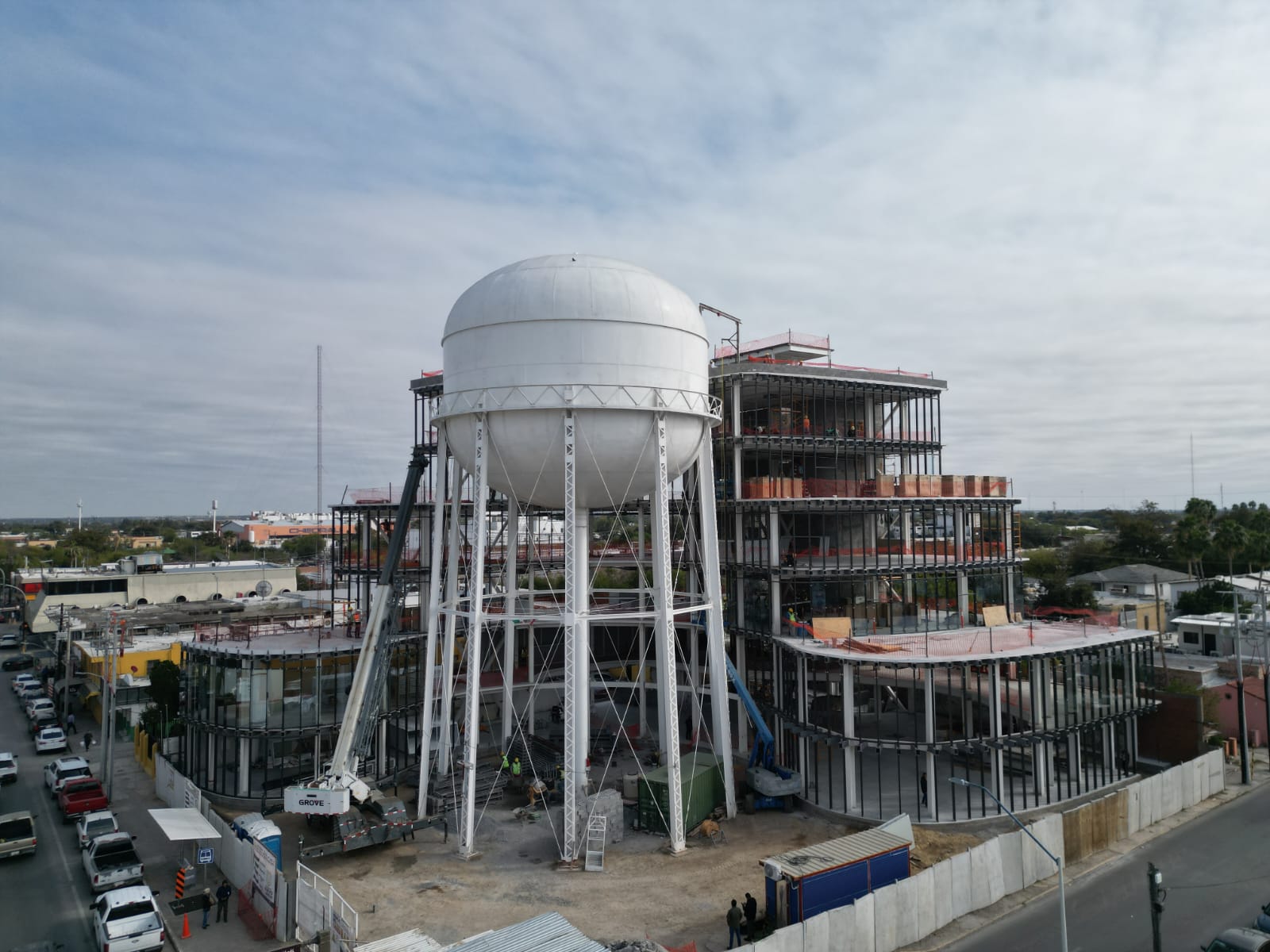 Supervisa alcaldesa Carmen Lilia Canturosas avances del Museo de Ciencia y Tecnología, proyecto único en la región