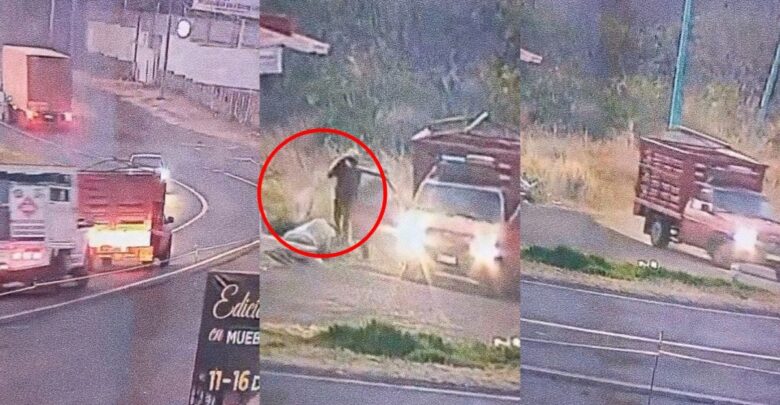 Localizan restos humanos frente a plaza comercial en Cuitzeo