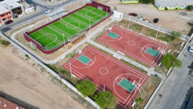 Carmen Lilia Canturosas entrega obras de infraestructura deportiva y bienestar comunitario en colonia Nueva Era