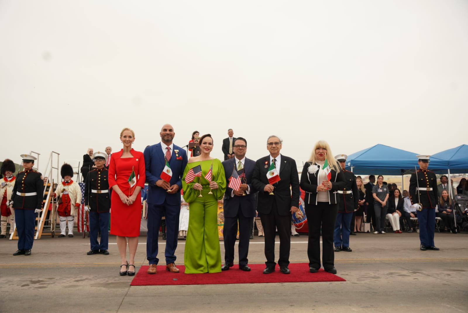 Celebran los Dos Laredos alianza estratégica en Ceremonia del Abrazo; nombran a Carmen Lilia Sra. Internacional 2026