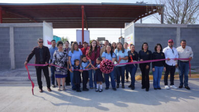 Inaugura alcaldesa Carmen Lilia Canturosas obras de infraestructura educativa en colonia Reforma Urbana