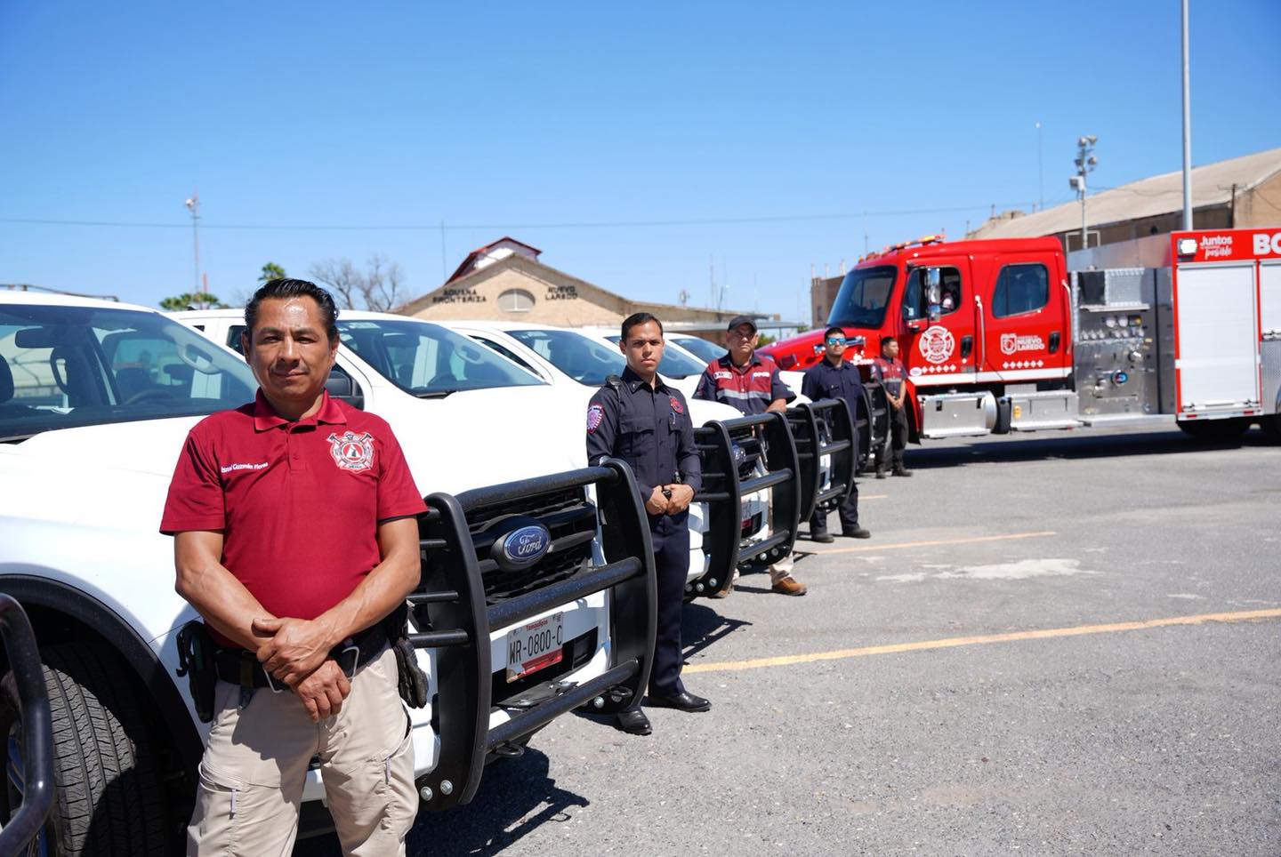 Fortalece Carmen Lilia Canturosas a Protección Civil y Bomberos de Nuevo Laredo