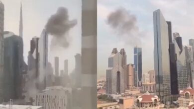 Dron impacta centro financiero de Dubái en escalada