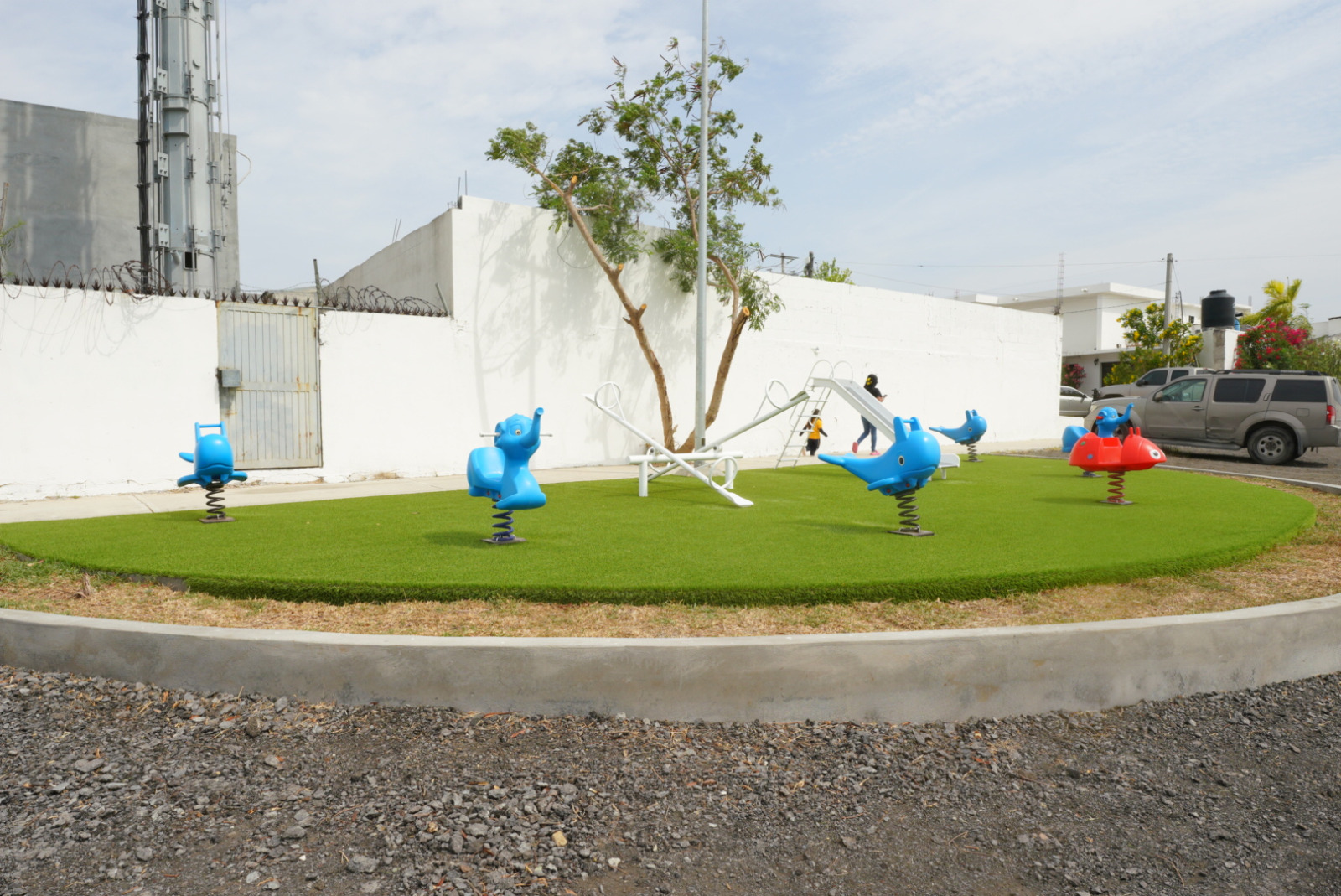 Inaugura alcaldesa Carmen Lilia Canturosas nuevo espacio recreativo; transforma imagen urbana del arroyo El Coyote