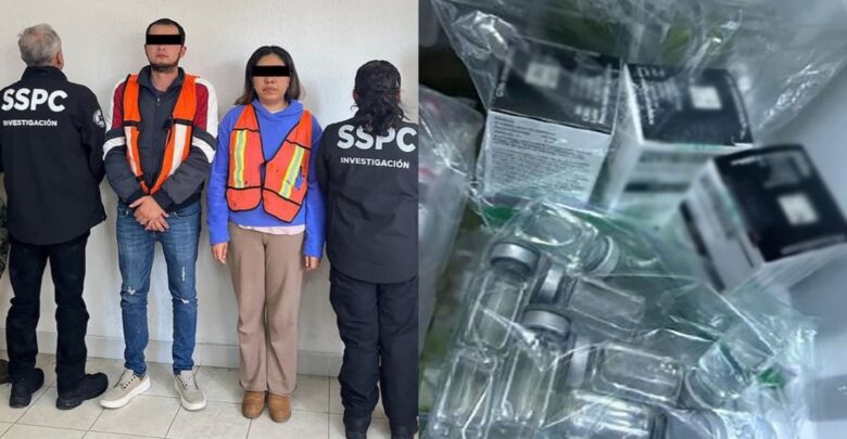 Aseguran vacunas falsas y medicamentos ilegales en operativo en Edomex
