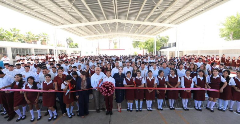 Impulsa alcaldesa Carmen Lilia Canturosas infraestructura educativa en preescolar, primaria y secundaria