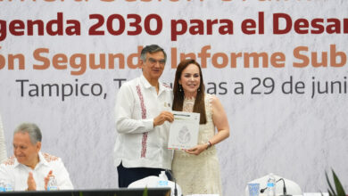 Consolida Carmen Lilia a Nuevo Laredo como referente de desarrollo sostenible en Tamaulipas Nuevo Laredo se consolida como referente estatal en desarrollo sostenible bajo el liderazgo de Carmen Lilia Canturosas