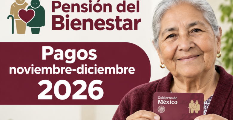 Calendario de pagos de la Pensión del Bienestar: el último depósito de 2026 inicia el 3 de noviembre